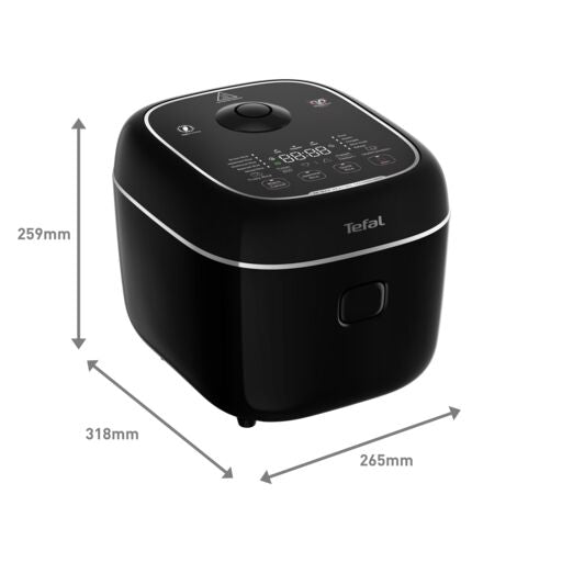 Tefal Delirice Max Fuzzy Logic 1.8L Rice Cooker RK7778 – 10 cups, 13 programs, 4mm spherical pot with ceramic coating