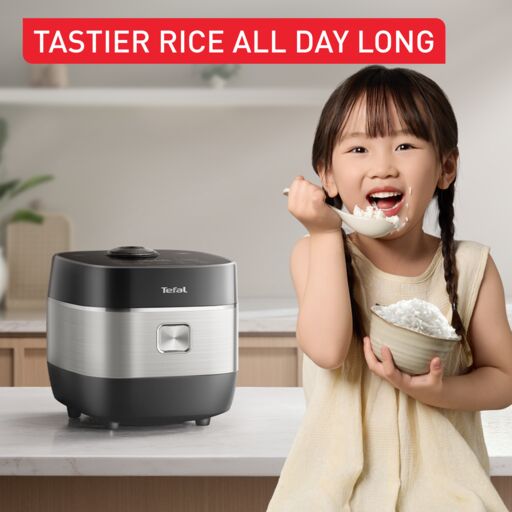 Tefal Rice Master Max Induction Fuzzy Logic Rice Cooker 1.8L RK8198 – 14 Programs, 10 Cups, 3mm Ceramic Spherical Pot