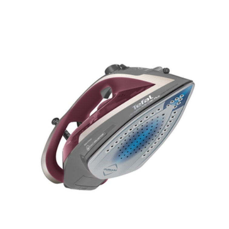 Tefal Steam Iron Ultragliss Anti-Calc Plus 270ml 2800W (Grey) FV6840  260g Steam Boost, Scratch-Resistant, Eco-Friendly, Versatile