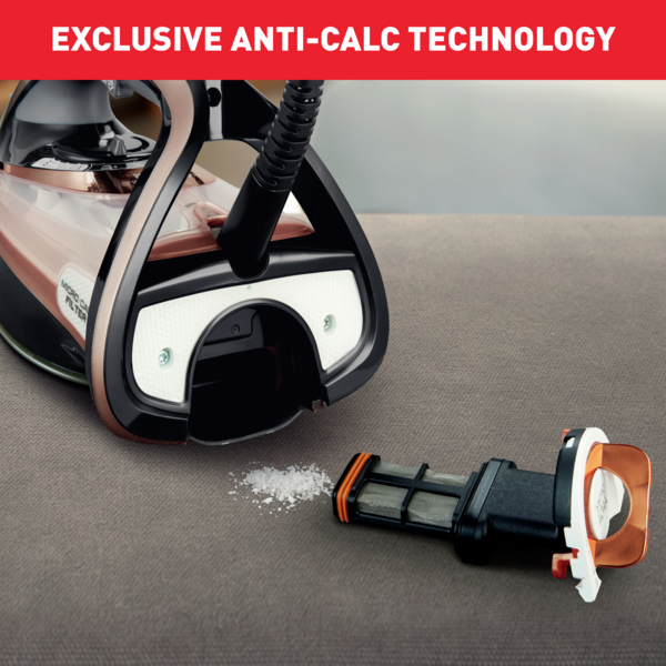 Tefal Ultimate Pure Steam Iron 3000W 350ml FV9845 260g Steam Boost, Time-Saving, Fast Heat Up, Easy-to-Use