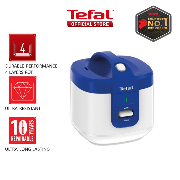 Tefal Everforce Mechanical Rice Cooker 1.5L RK3611 4-Layer, Durable, 5H Keep-Warm, High Resistant, 10-Cups