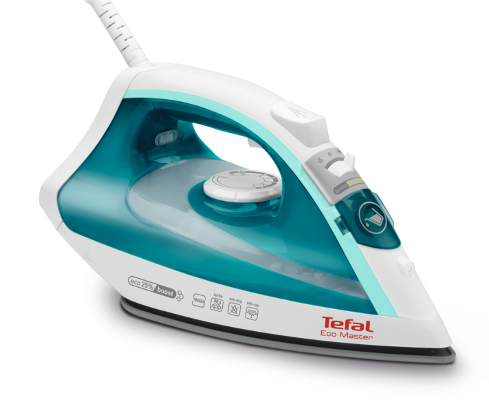 Tefal Virtuo 30 Steam Iron FV2C41 – Quick & Easy, Powerful 2000 Watts, Steam Boost 120g/min (FV1721 available)