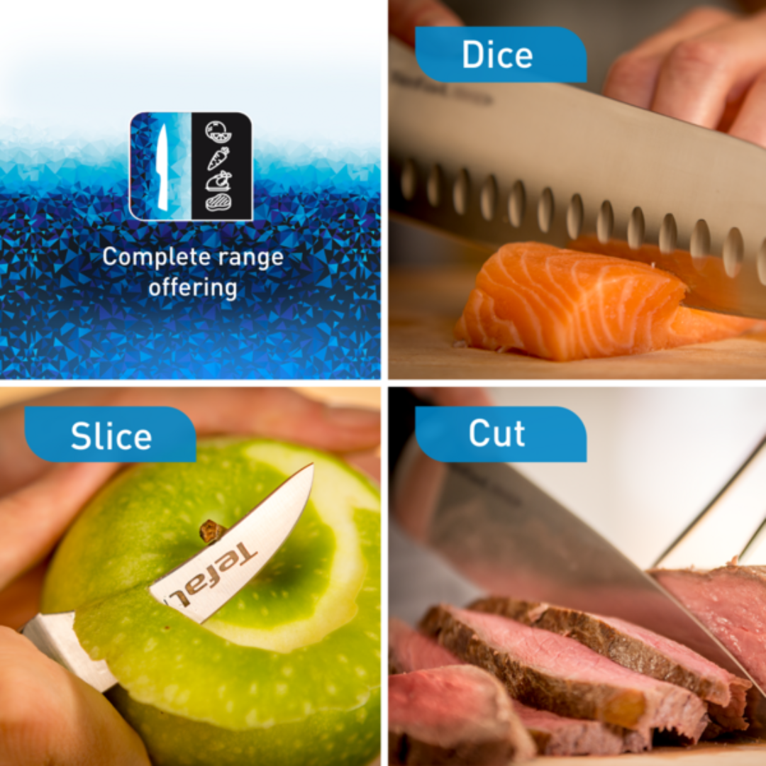 Tefal Ice Force 5pcs Knife Block?ÿSet?ÿK232S5