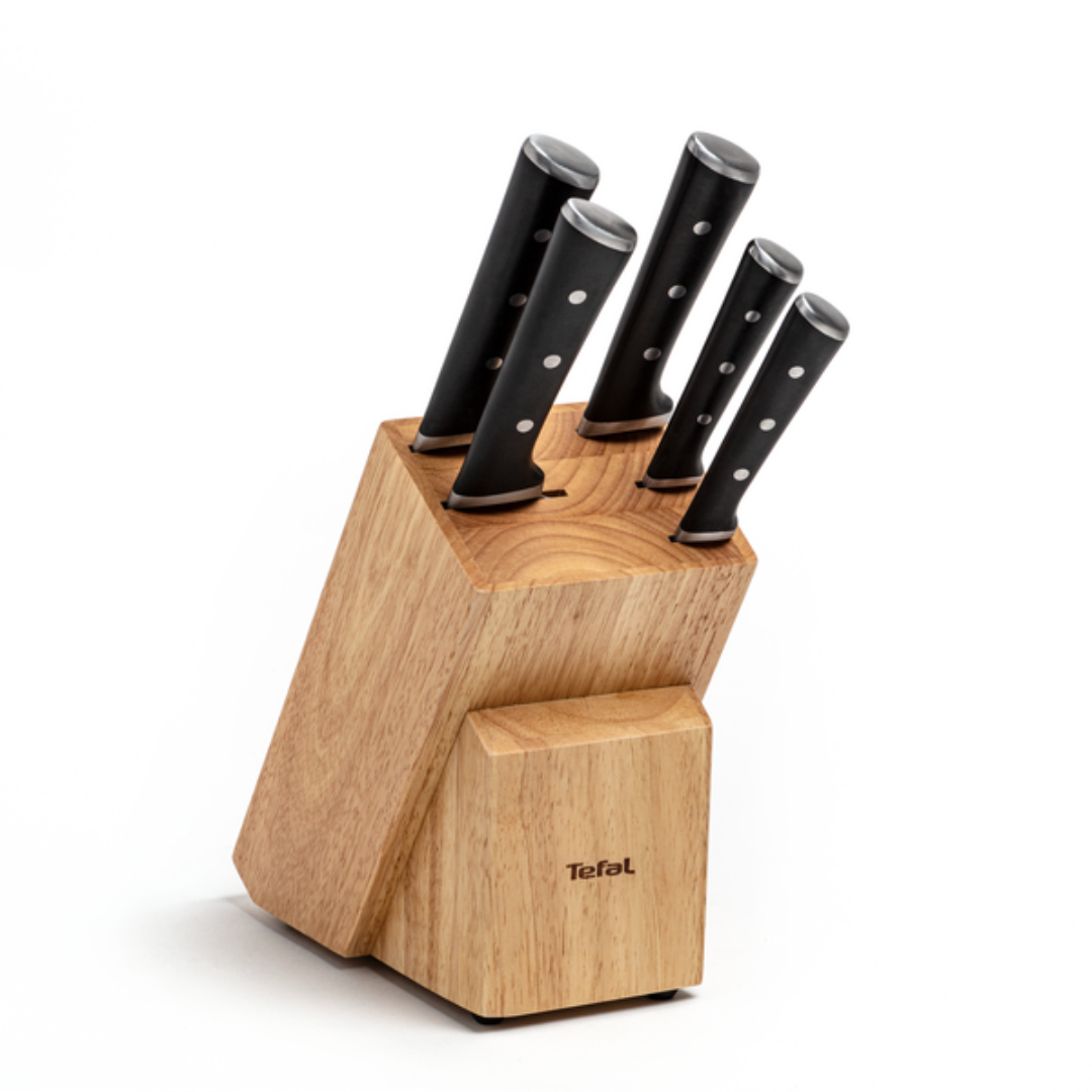 Tefal Ice Force 5pcs Knife Block Set K232S5