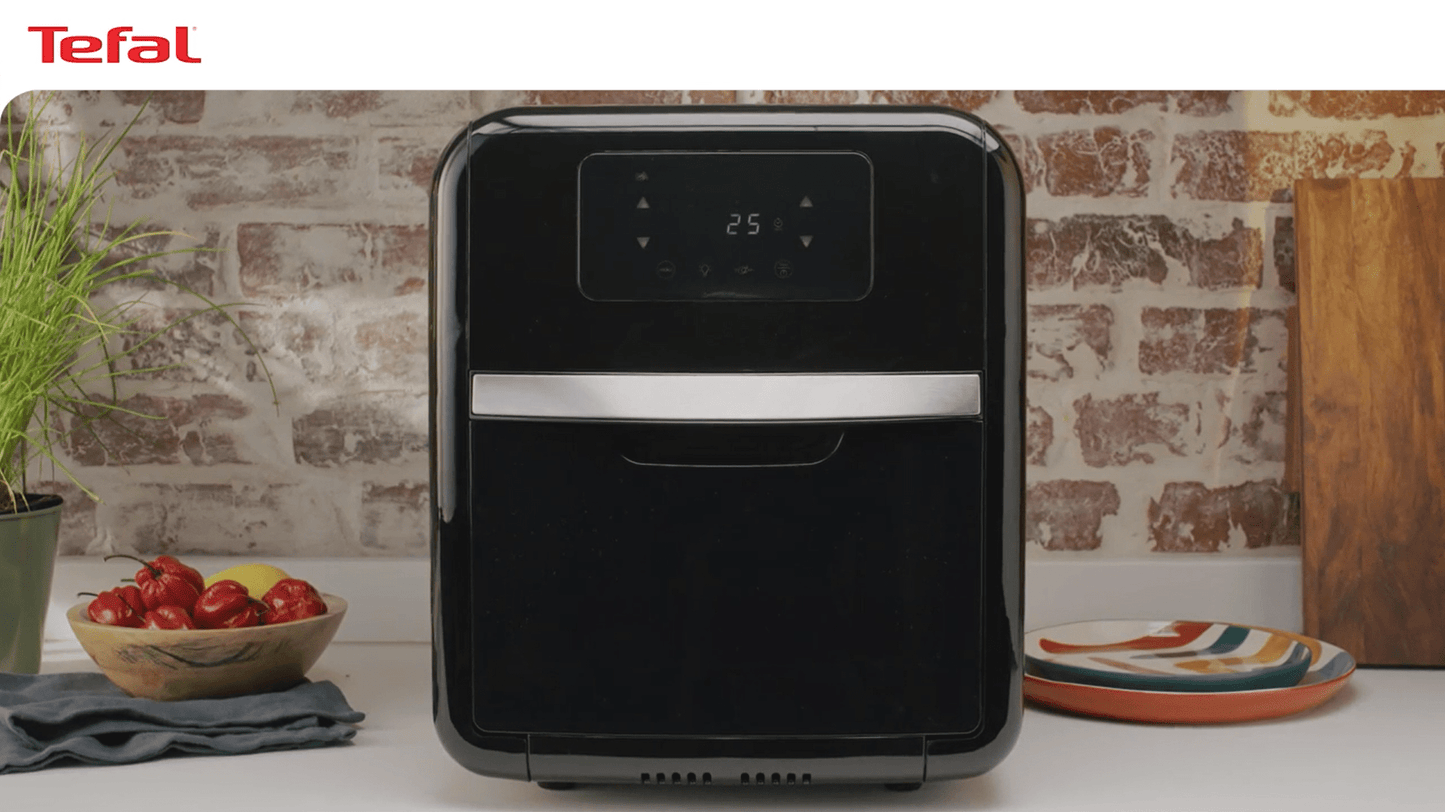 Tefal Easy Fry Healthy Air Fryer Oven & Grill w/7 Accessories 11L 9-in-1 FW5018 8 Programmes, 99% Less Fat, Rotisserie, Easy-to-Clean
