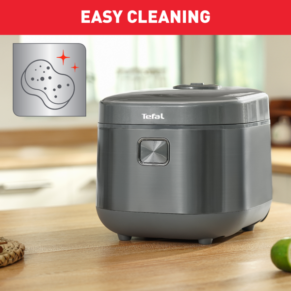 Tefal Rice Master Induction Fuzzy Logic 1.8L Rice Cooker RK818A 14 Programmes, 6-Layer Inner Cooking, User Friendly, Spherical Pot, 10 Cups