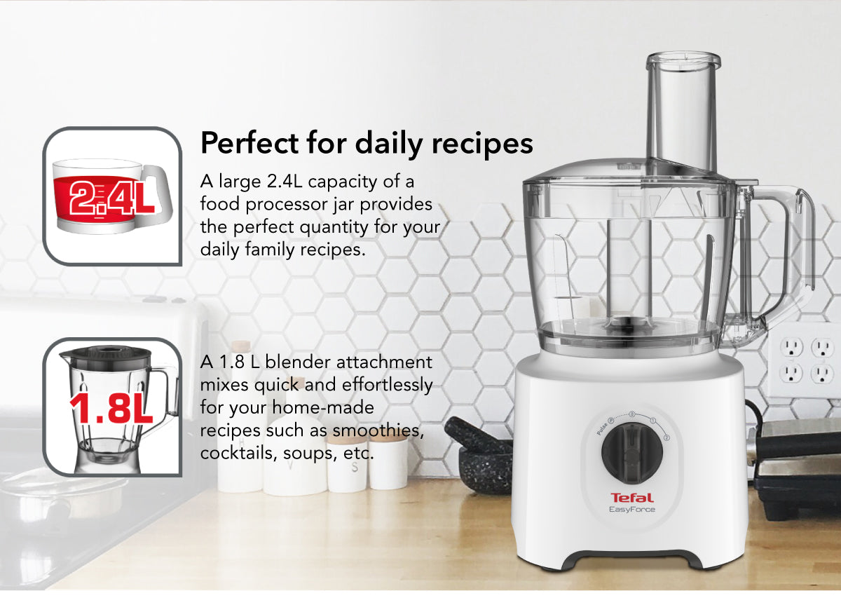 Tefal Multifunction All-In-One Easyforce Food Processor 2.4L DO2461