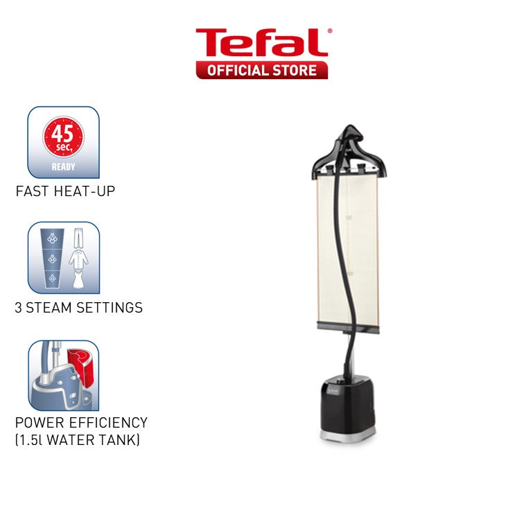Tefal Pro Style Garment Steamer IT3480 – Perfect for all Fabrics, Sanitizing Function , Vertical System, Long-Lasting