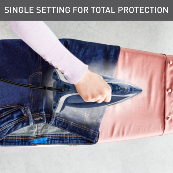 Tefal Smart Protect Plus Steam Iron 270ml 2800W (Durilium AirGlide) FV6872  205g Steam Boost, Smart Technology, Quality Soleplate, Full Protection