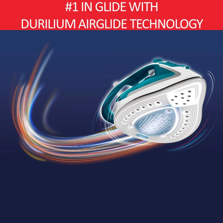 Tefal Easygliss Steam Iron 270ml 2500W FV5718 195g Steam Boost, Quick Heat, Durable, Versatile, Perfect Precision