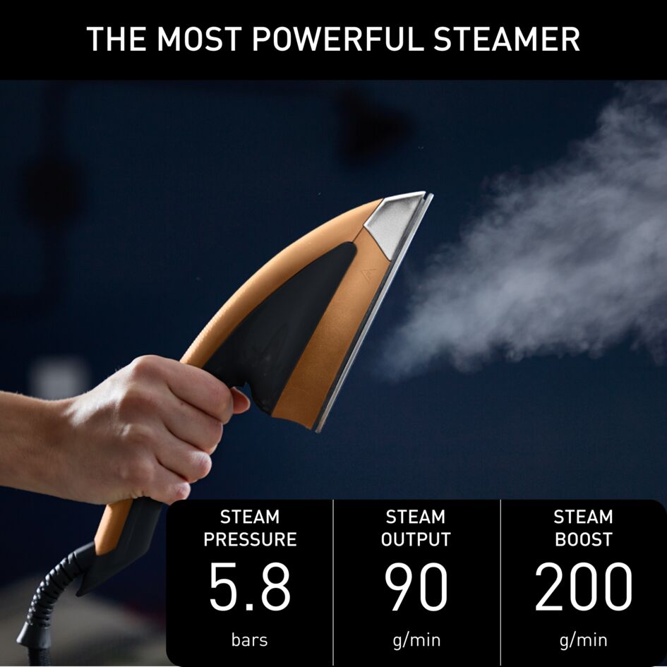 Tefal All-in-One Garment Steamer IXEO Power 2170W QT2020 3-Position Smart Board, Removable Base, 1.1 removable Water Tank, Made in France
