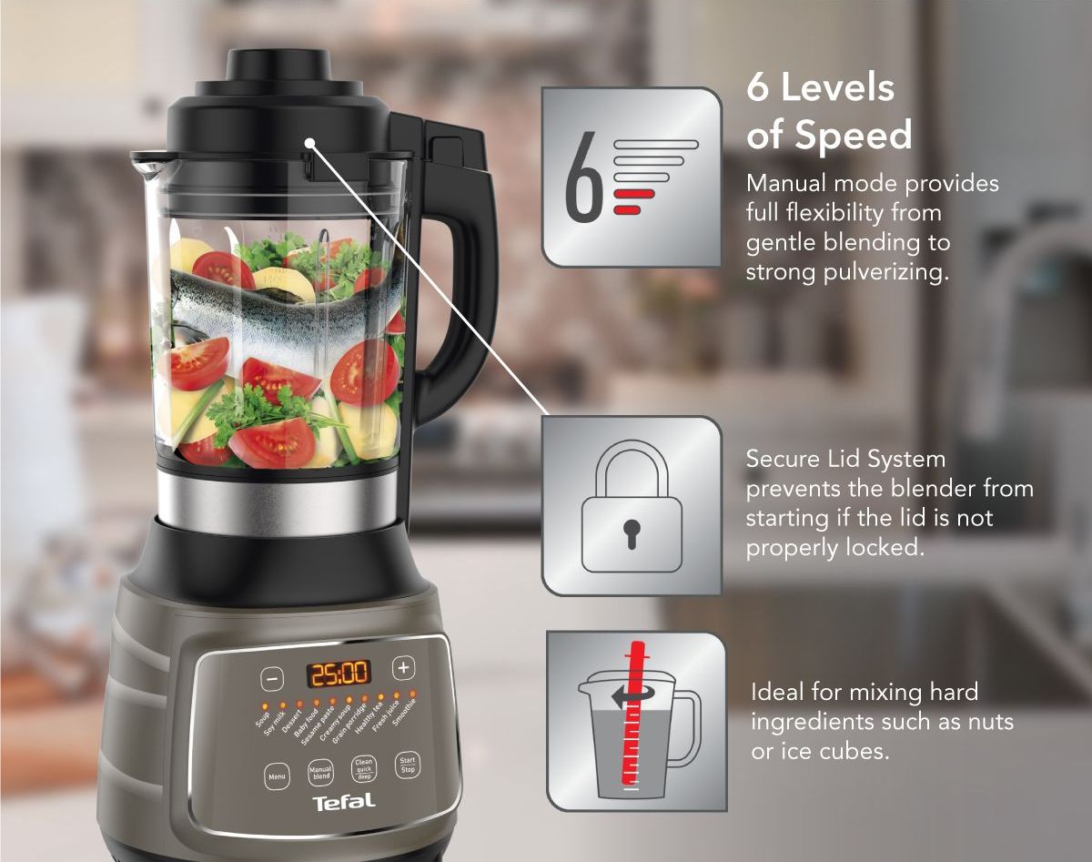 Tefal Dynamix Cook High Speed Cooking Blender BL967