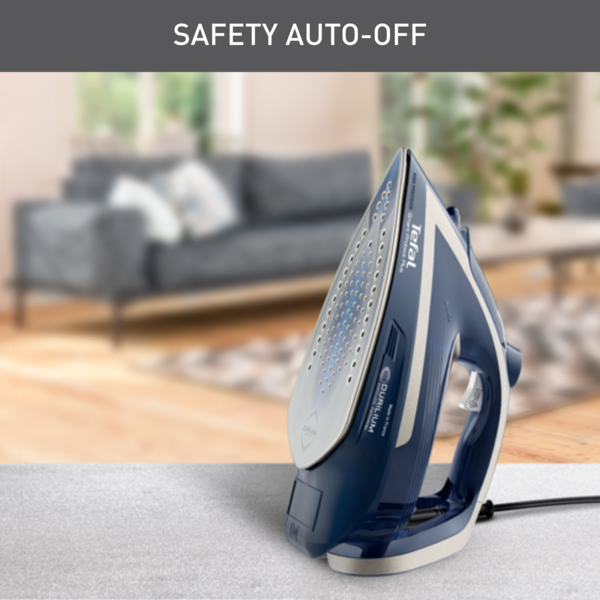 Tefal Smart Protect Plus Steam Iron 270ml 2800W (Durilium AirGlide) FV6872  205g Steam Boost, Smart Technology, Quality Soleplate, Full Protection