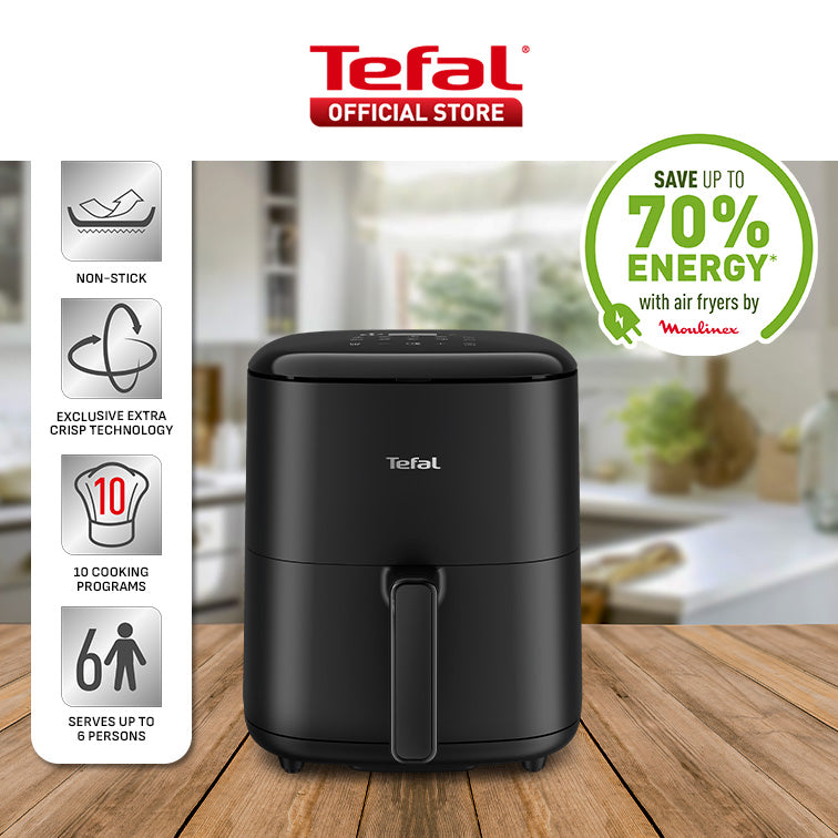 Tefal Easy Fry Max Digital Air Fryer 5L EY2458 - 10 programs, non-stick dishwasher safe basket, 70% energy saving