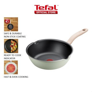 Tefal Matcha Induction Frypan, Deep Frypan, Saucepan, Stewpot, Wok Pan 18cm/20cm/24 cm/28cm/30cm