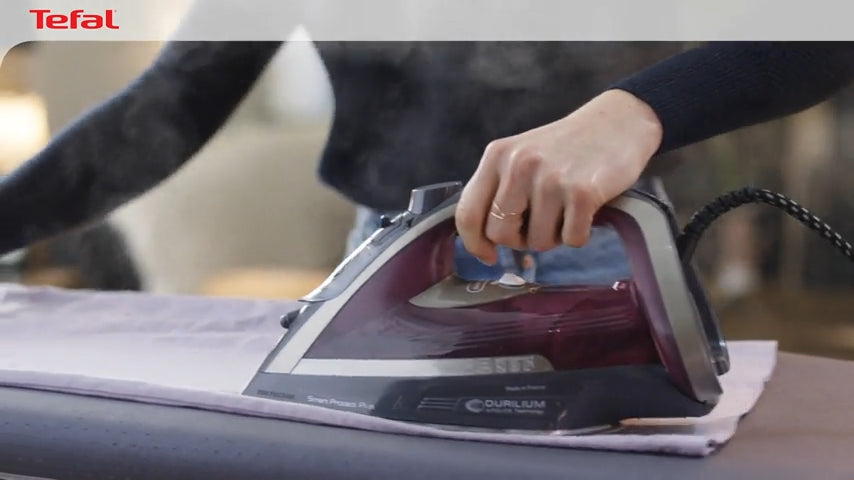 Tefal Smart Protect Plus Steam Iron 270ml 2800W (Durilium AirGlide) FV6872  205g Steam Boost, Smart Technology, Quality Soleplate, Full Protection