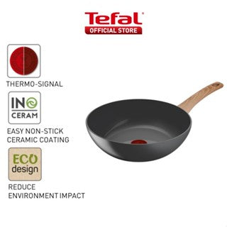 Tefal Renew Range Induction Non-Stick Ceramic Cookware- Made in France (Frypan, Pancake Pan, Wok Pan, Sautepan,Stewpot)