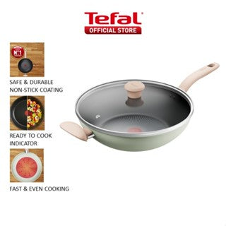 Tefal Matcha Induction Frypan, Deep Frypan, Saucepan, Stewpot, Wok Pan 18cm/20cm/24 cm/28cm/30cm