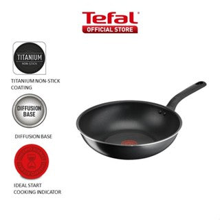 Tefal Cook Easy Range Wok Pan, Chinese Wok 28cm/32cm/36cm