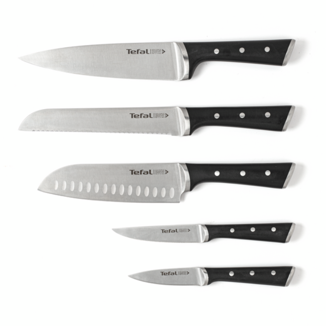Tefal Ice Force 5pcs Knife Block Set K232S5