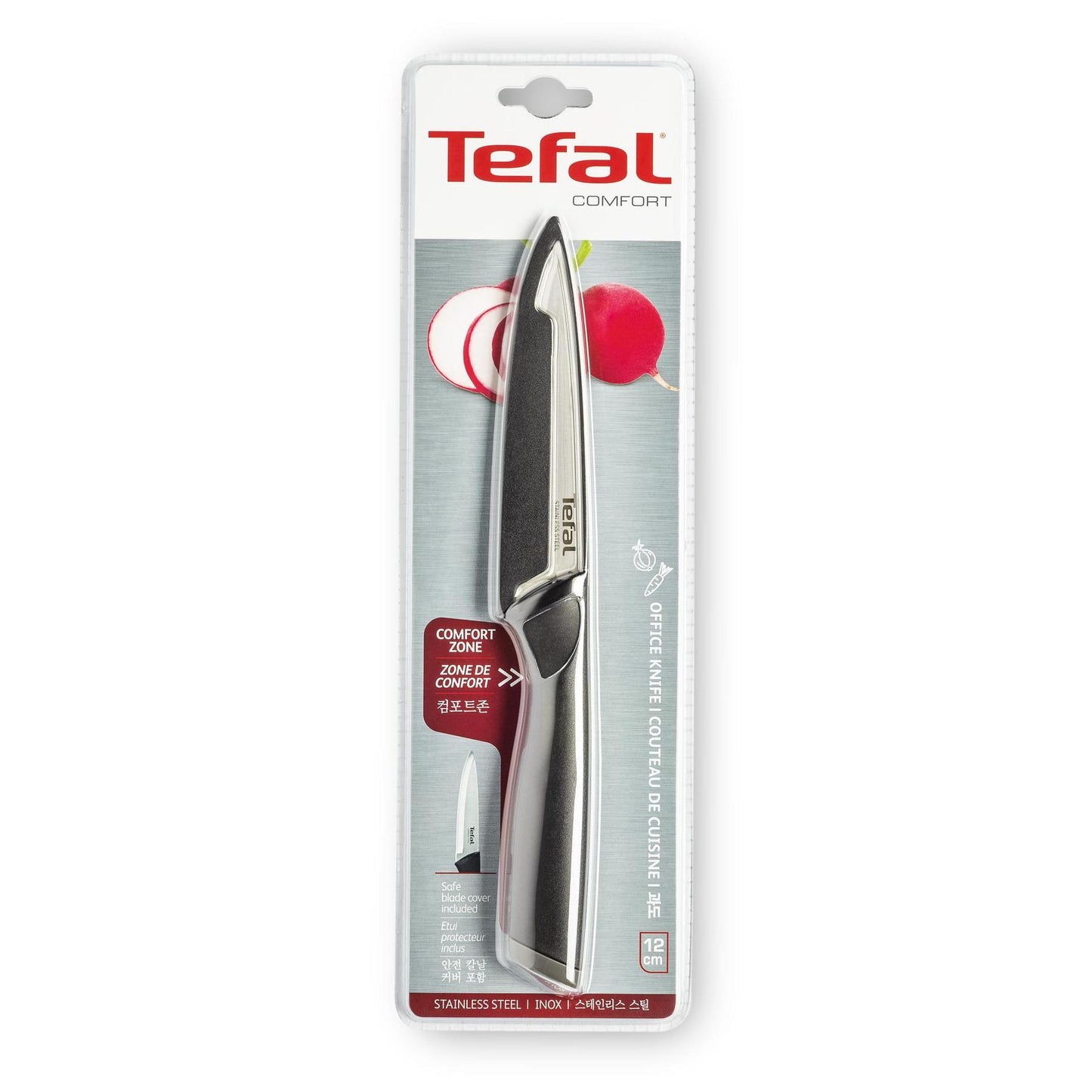 Tefal Comfort Utility Knife 12cm with Cover K22139