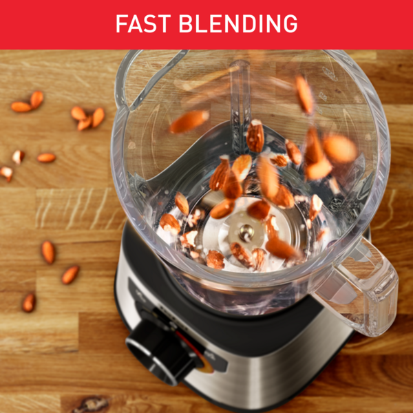 Tefal Perfect Mix+High Speed Blender BL871D, Powerful 1200W motor, 2L large capacity, Powelix technology, Thermal-shock resistant glass jar, Removable blade, 3 smart pre-set programs