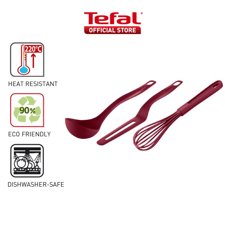 Tefal Enjoy Spatula Kitchen Tool 3pc Set K0173S