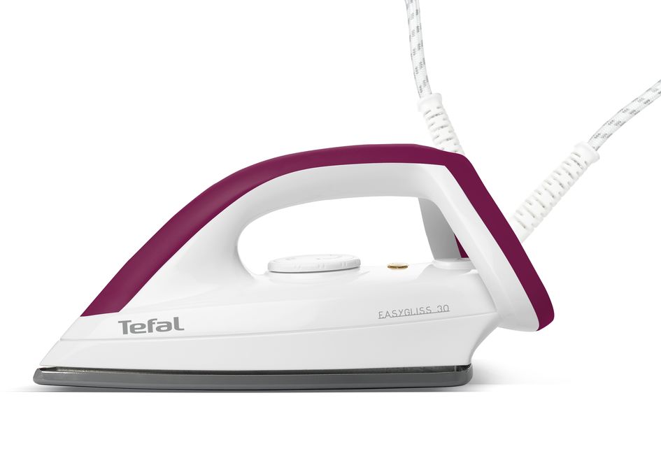 Tefal Durilium Technology Soleplate Easygliss Dry Iron 1.8m 1200W FS4030 Precise Temperature, XL Cord, Indicator Light, Fastest glide