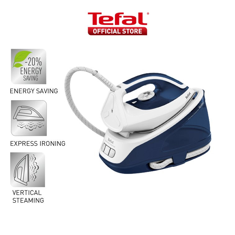 Tefal Express Easy Steam Station Steam Generator 1.4L 2200W SV6116 270g Steam Boost, Smart Technology, Compact, Flawless Glide