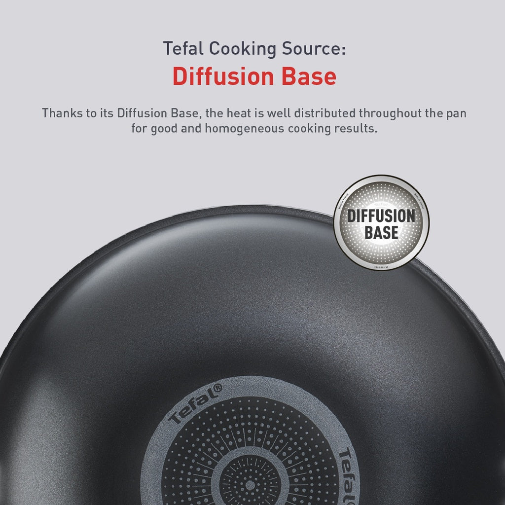 Tefal Cook Easy Range Wok Pan, Chinese Wok 28cm/32cm/36cm