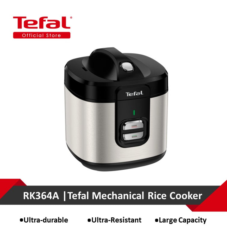 Tefal Mechanical Rice Cooker 2L RK364A 4-layer, Non-Stick Inner Pot, Lid-Heating Technology, One-button, 11 Cups