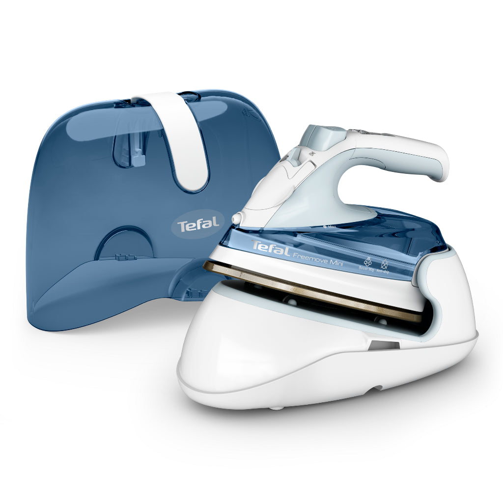 Tefal Freemove Mini Cordless Steam Iron FV6230 – Powerful 1650W, Lightweight, Portable, Smart Auto-Off, Anti-Drip, Anti-