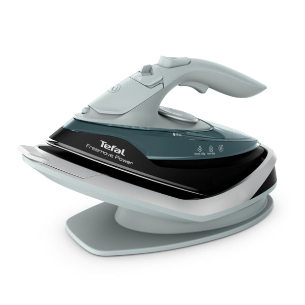 Tefal Freemove Power Cordless Steam Iron FV6672 – Powerful 2600W, Lightweight, Smart Auto-Off, Anti-Drip, Anti-Scale