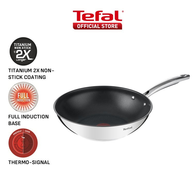 Tefal Duetto+ Range Saucepan, Stew Pot, Fry Pan, Wok Pan 18cm/20cm/24cm/28cm