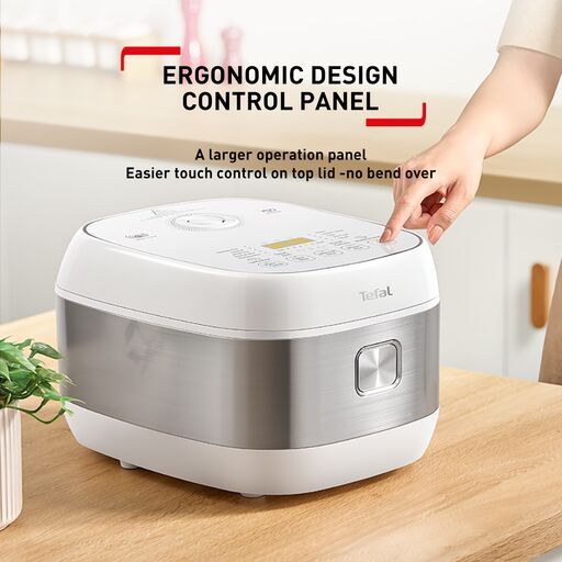 Tefal Rice Master Induction Fuzzy Logic Rice Cooker 1.5L RK8131 – 14 Programs, 8 Cups, 1.5mm Ceramic Spherical Pot