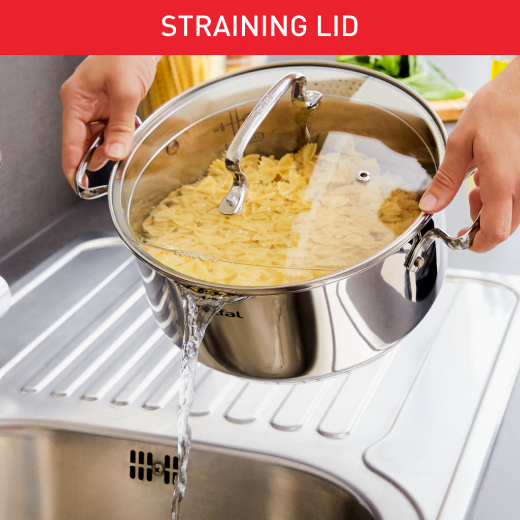 Tefal Duetto+ Range Saucepan, Stew Pot, Fry Pan, Wok Pan 18cm/20cm/24cm/28cm