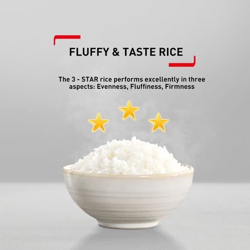 Tefal Rice Master Induction Fuzzy Logic Rice Cooker 1.5L RK8131 – 14 Programs, 8 Cups, 1.5mm Ceramic Spherical Pot