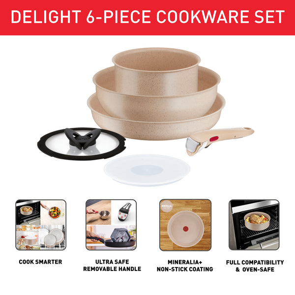 Tefal Ingenio Delight 6pc Set L78395