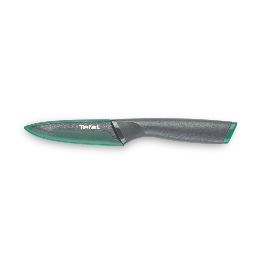 Tefal Fresh Kitchen Knife w/ Safe Blade Cover 9cm, 12cm, 15cm, Titanium Coating, Dishwasher Safe K12206/K12207/K12203