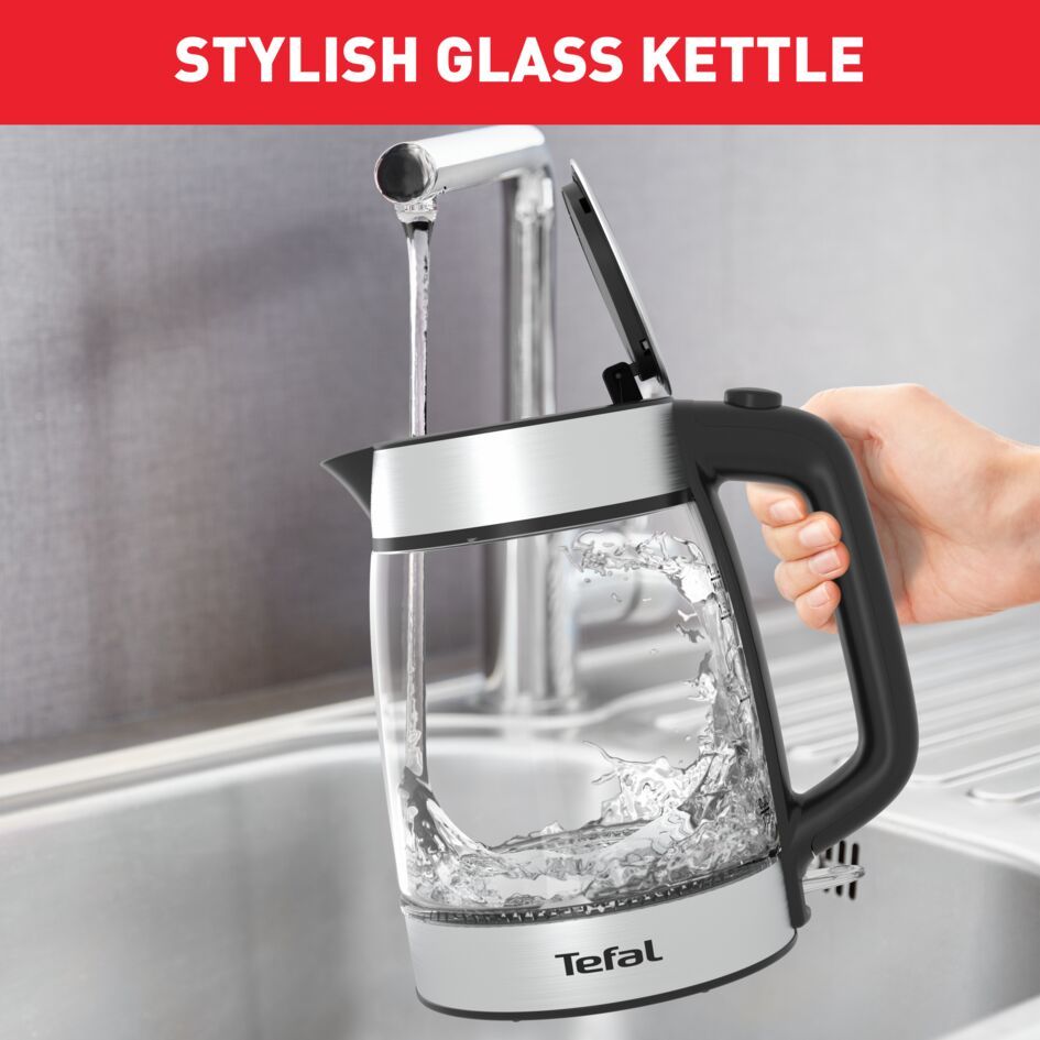 Tefal Glass Kettle 1.7L KI6058