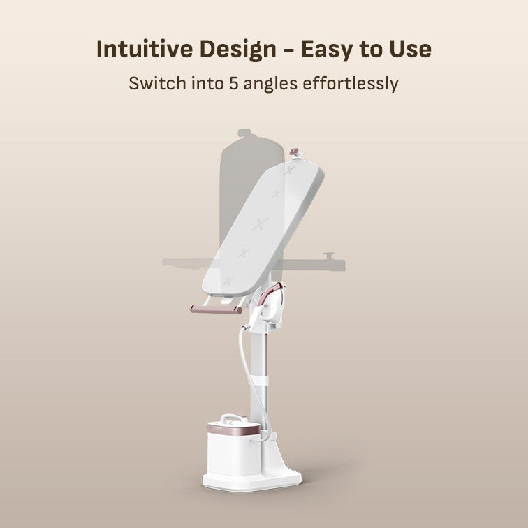 (NEW) Tefal IXEO Vision All-in-One Steaming Ironing Solution Garment Steamer QT1811 - 5 Angle Tilt Board, No Burns