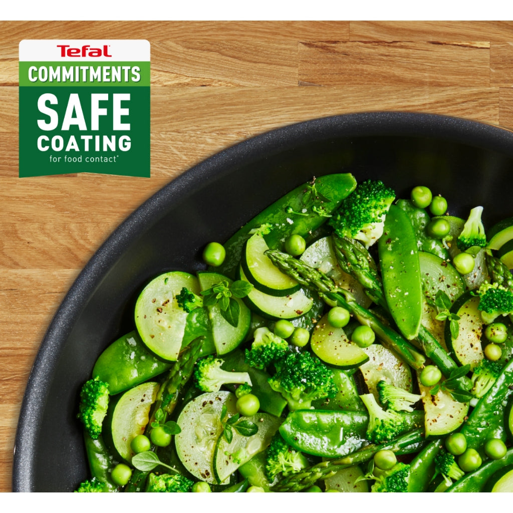 Tefal Cook Easy Range Wok Pan, Chinese Wok 28cm/32cm/36cm