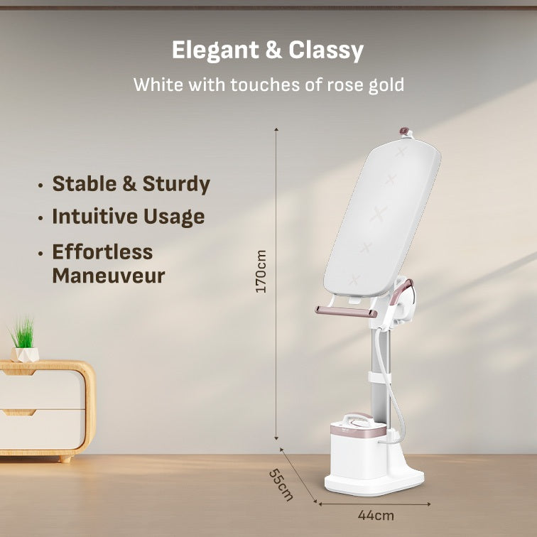 (NEW) Tefal IXEO Vision All-in-One Steaming Ironing Solution Garment Steamer QT1811 - 5 Angle Tilt Board, No Burns