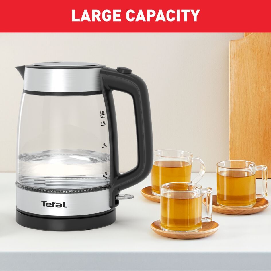 Tefal Glass Kettle 1.7L KI6058