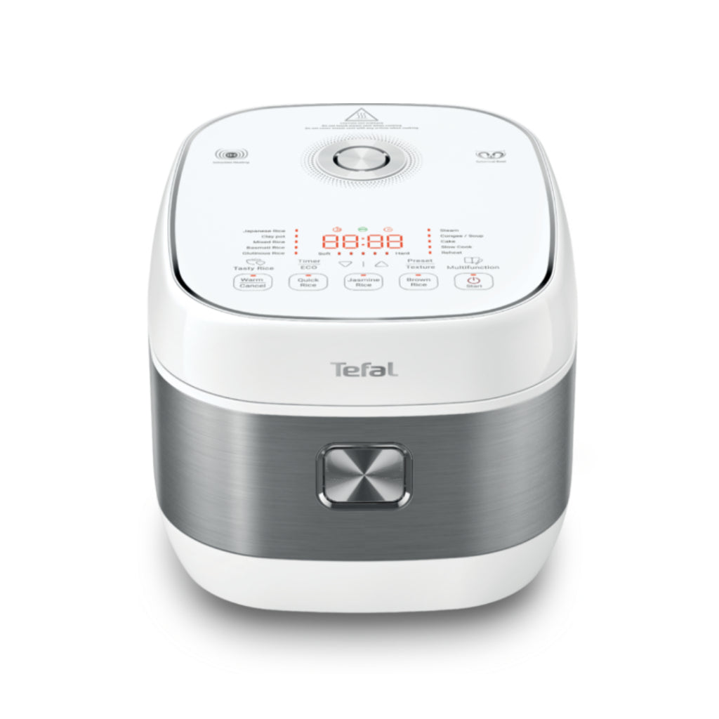 Tefal Rice Master Induction Fuzzy Logic Rice Cooker 1.5L RK8131 – 14 Programs, 8 Cups, 1.5mm Ceramic Spherical Pot