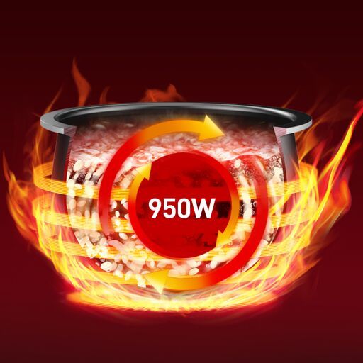 (NEW) Tefal Mini Far Infrared Induction Heater Rice Cooker RK887 - 1L Capacity, 12 Cooking Modes, 2mm Non-Stick Pot