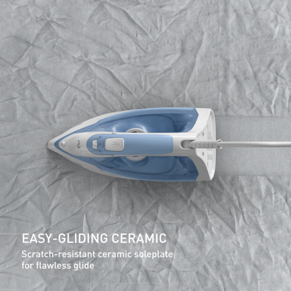Tefal Virtuo 30 Steam Iron FV2C41 – Quick & Easy, Powerful 2000 Watts, Steam Boost 120g/min (FV1721 available)