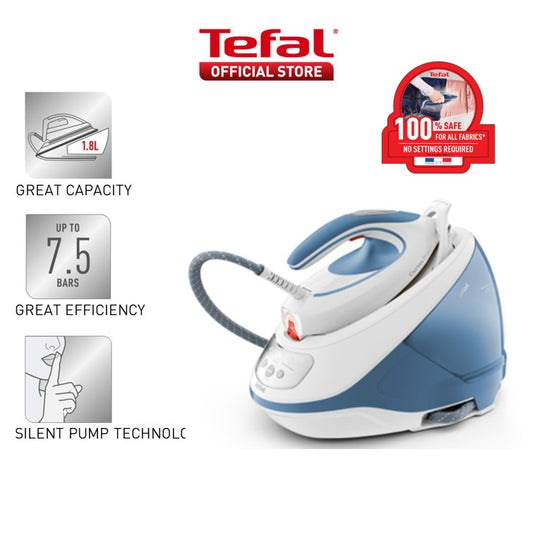 Tefal Express Protect Steam Generator 1.8L 2800W SV9202  520g Steam Boost, Durilium Airglide, Removable Calc Collector, Safe, Flawless Glide