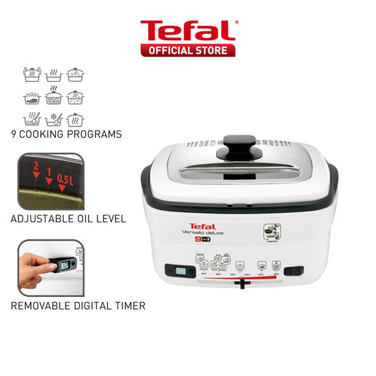 Tefal Versalio Deluxe 9-in-1 Multi-Cooker 1kg Food Capacity FR4950