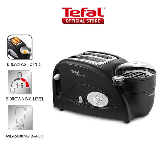 Tefal Toast n' More -Toaster and Bean Cooker with Measuring Beaker 1200W TT5528